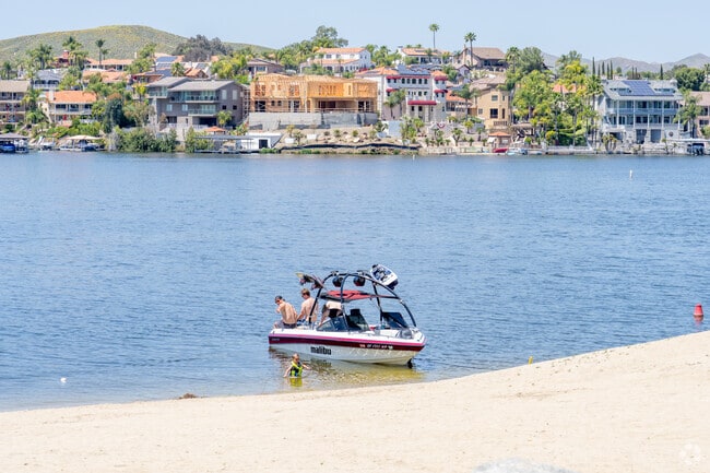 Sunset Beach provides Canyon Lake residents a relaxing place to hang out.
