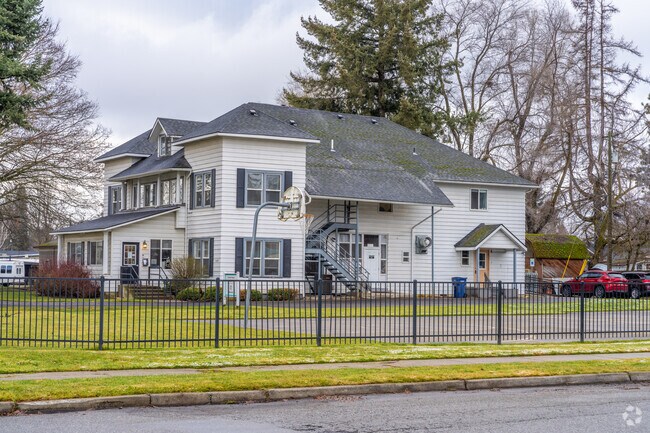 Project YES features a tall wide building for its students.