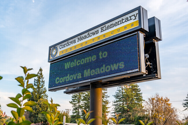 Cordova Meadows Elementary School is home of the Cubs.