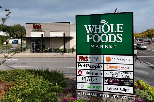 Whole Foods Market sells organic groceries near Fairlawn Heights.