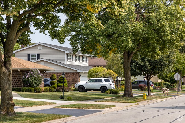 Tree-lined streets of Birch Manor create a peaceful, quiet atmosphere.