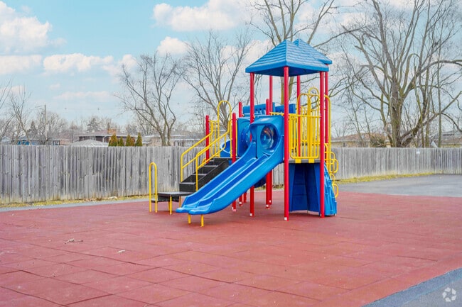 The students love the outside playground at the Eagle Academy Christian School.