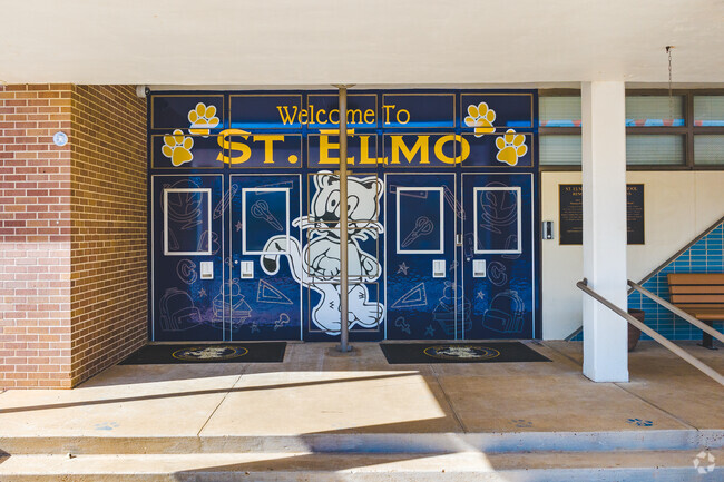 Saint Elmo Elementary School-main entrance