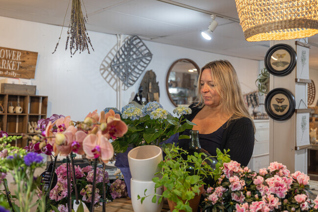 Petal & Crumb in Upton can assemble the best bouquet of flowers you'll ever see.