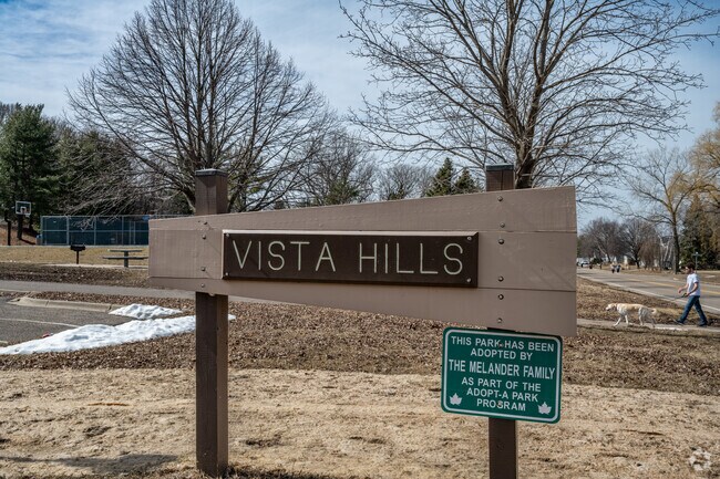 Vista Hills Park is located in the Vista Hills neighborhood of Maplewood.
