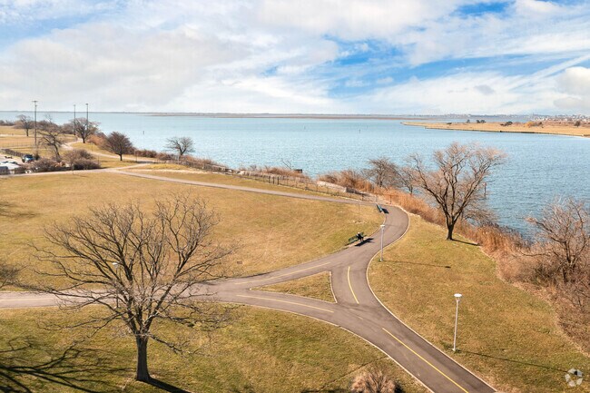 Baldwin Park in Baldwin Harbor, NY was created in1960 and sits on the open Middle Bay.