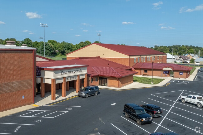 Howard students attend East Knox High School, known for its academic and athletic excellence.