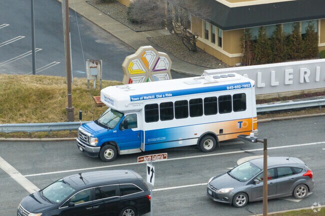 Cars, trains and buses are all available for mass transportation in Wallkill Town.