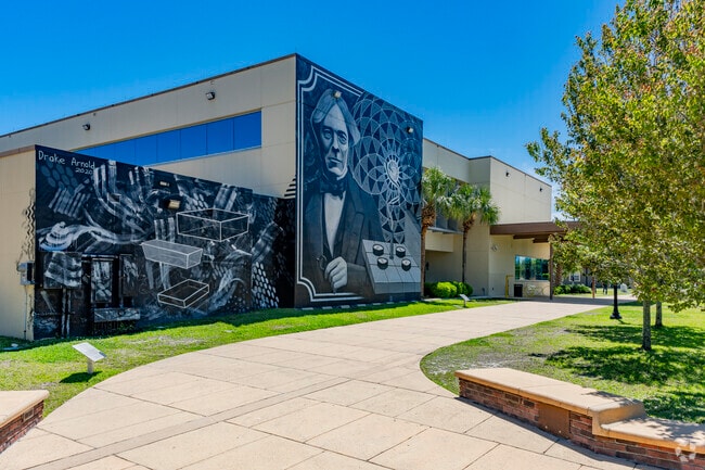 This interactive mural is one of the art installations in Downtown Ocala.