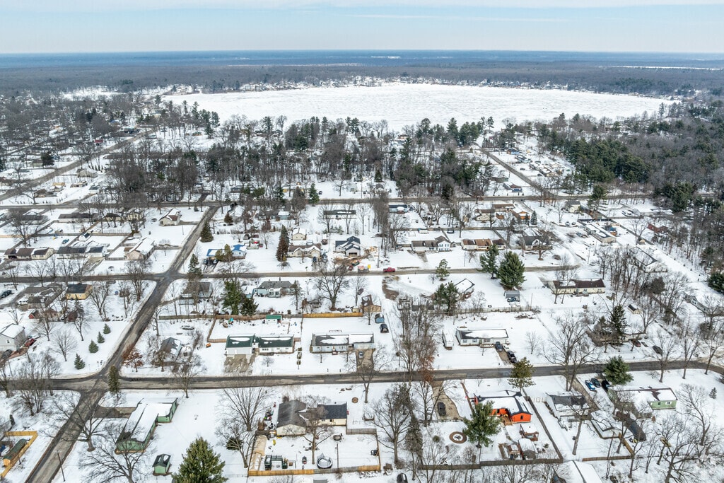 Life in the Wolf Lake neighborhood is centered around its namesake lake.