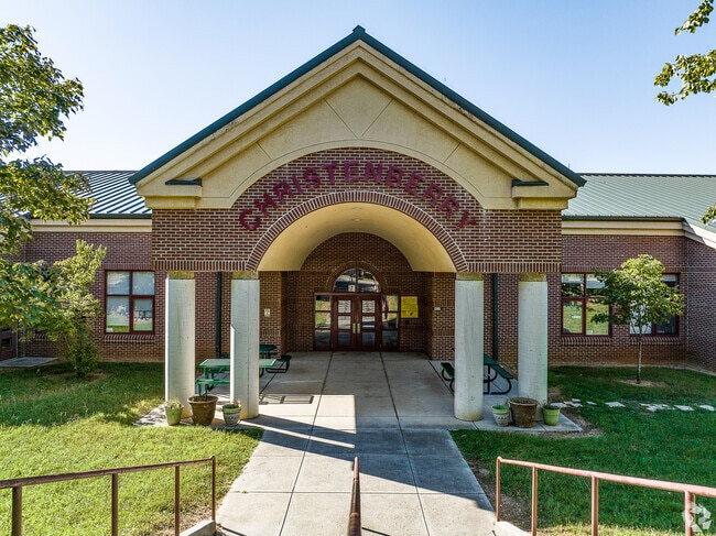 Christenberry Elementary School serves students in Oakwood from preschool to fifth grade.