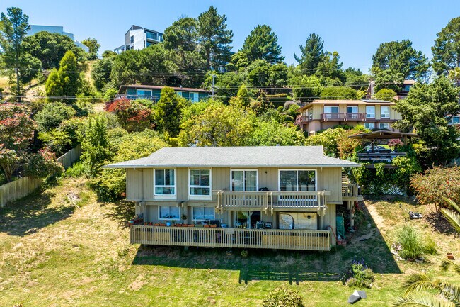 Every single family home is special with a unique design in Marin City.