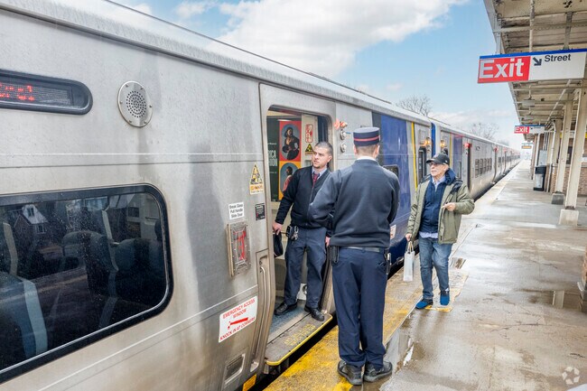 The Bellerose LIRR station is a short trip to NYC and all points west.