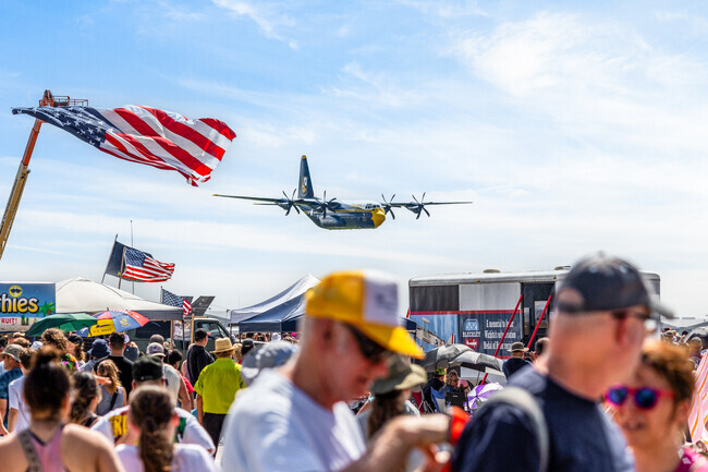 Watch the air show at McConnell AFB near Park Meadows.