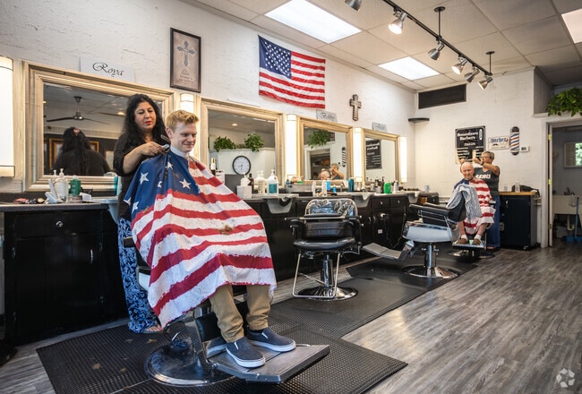 Stop by Boonsboro Barber Shop in Peakland for a fresh haircut.