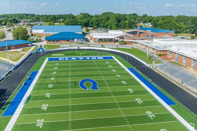 Clayton locals can head to Clayton High School for a Friday football game.