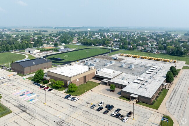 Manteno High School ranks highly for athletics and advanced placement programs.