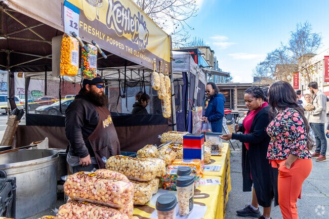 Popcorn is an important part of the Old Oakland Farmers Market experience.