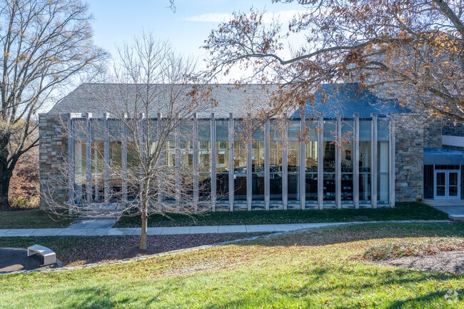 Large windows let in plenty of natural light at St. Albans School in Massachusetts Heights.