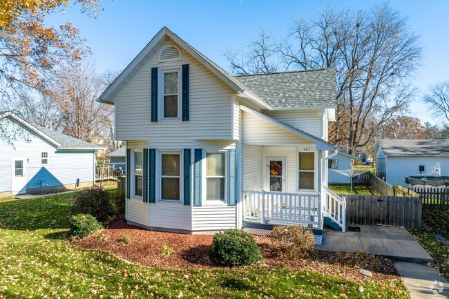 Some homes near downtown Eldridge are nearly 100 years old.