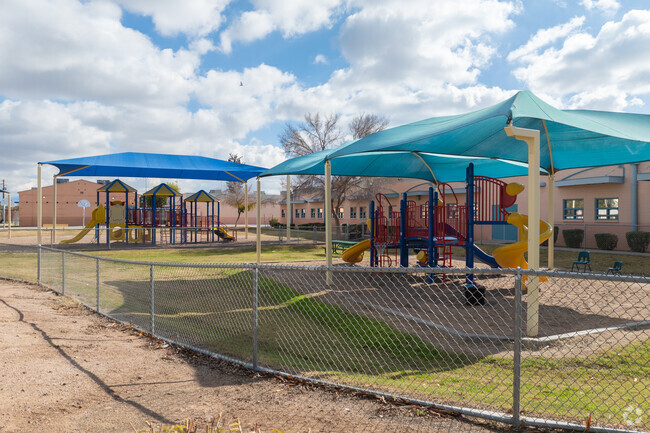 Whittier Elementary School in Mesa includes multiple playgrounds.