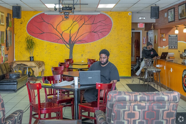 Several Black-owned businesses line downtown Stonecrest.