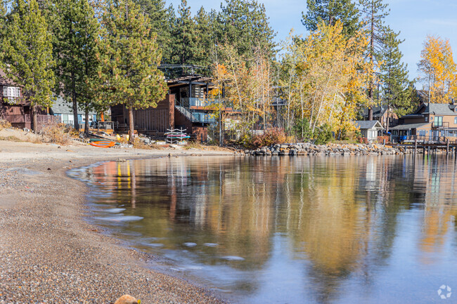 Lakefront homes are well sought after in Tahoe Vista.