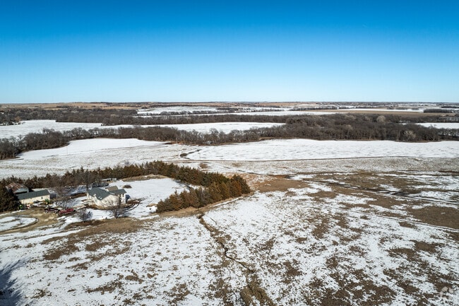 Many homes in Salina are surrounded by farmland.
