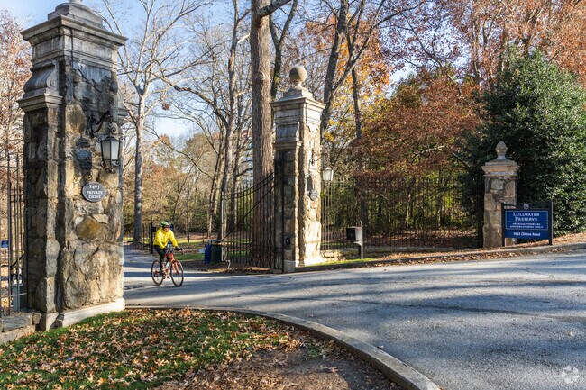 Emory's Lullwater Preserve near Briarcliff Heights is a popular place to bike or stroll.