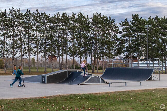Bluebird Park in Isanti brings together active recreation and outdoor nature for all ages.