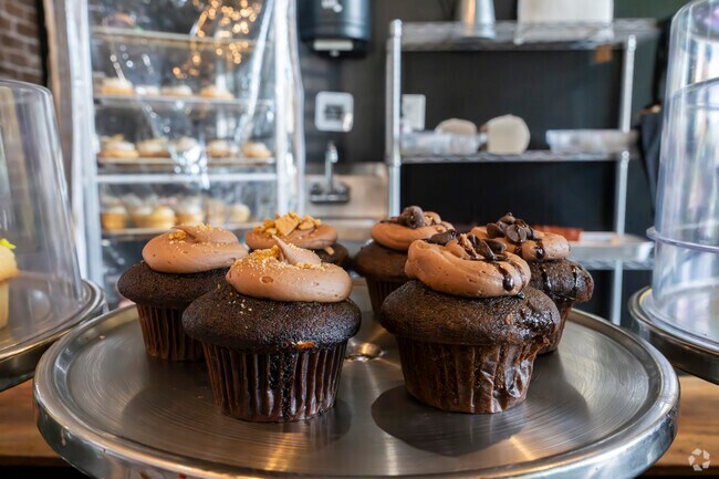 Batch Cupcakery is a locals favorite for handmade cupcakes just minutes from Hidden Lake.