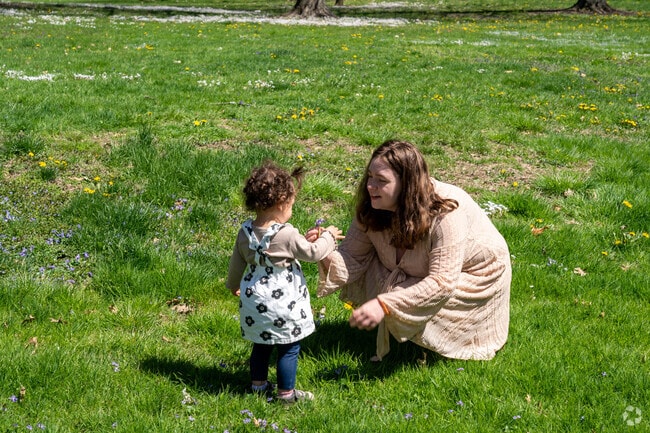 Take a moment to enjoy the flowers at Elm Hill Park in Wallhaven.