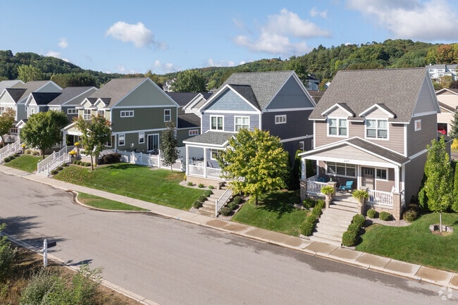 Greilickville has many home options, from new communities to established homes on larger lots.
