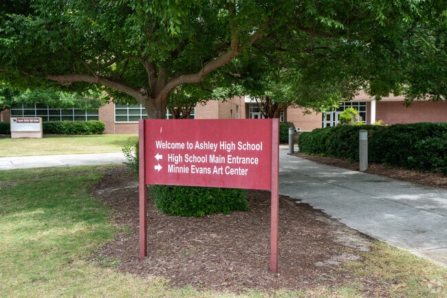 Eugene Ashley High School in Wilmington, NC opened in 2001.
