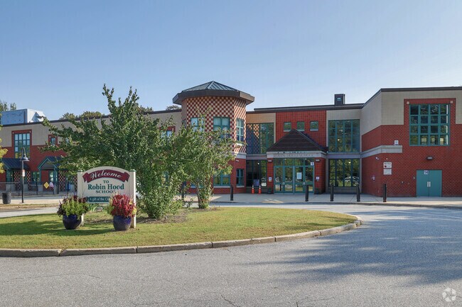Robinhood Elementary School has a fabulous playground in Stoneham.