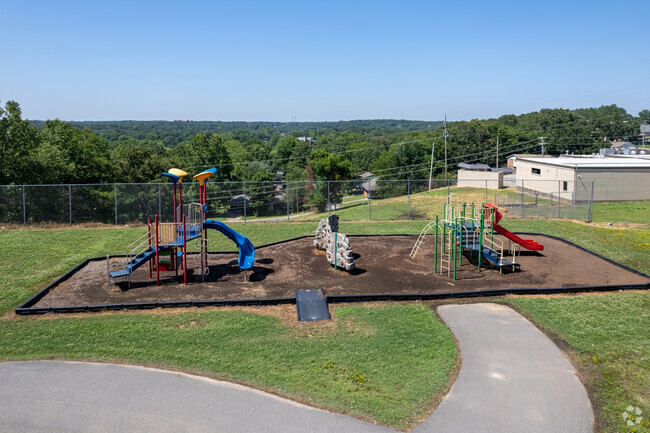 The playground at Ridge Road Elementary School.