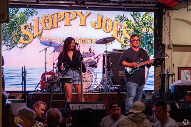 Sloppy Joe`s is a staple to the Key West nightlife.