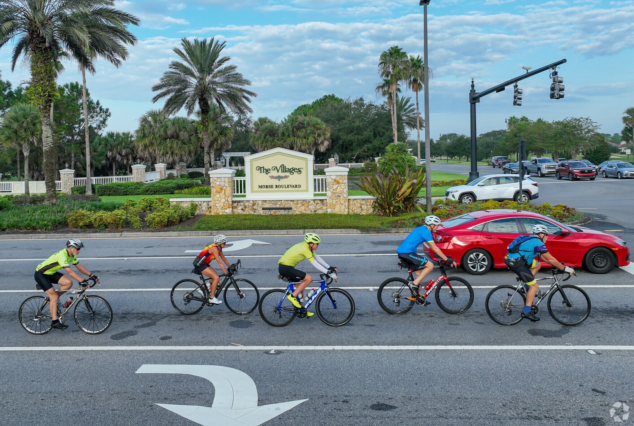 Morse Blvd is the main drag through Village of Osceola Hills.