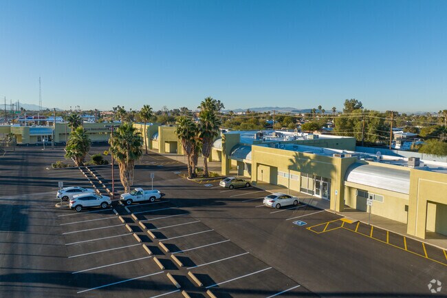 Future Investment Middle School shares the plaza with other schools.