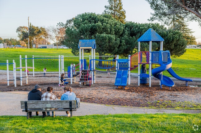 Family fun unfolds at San Felipe Community Park playground.