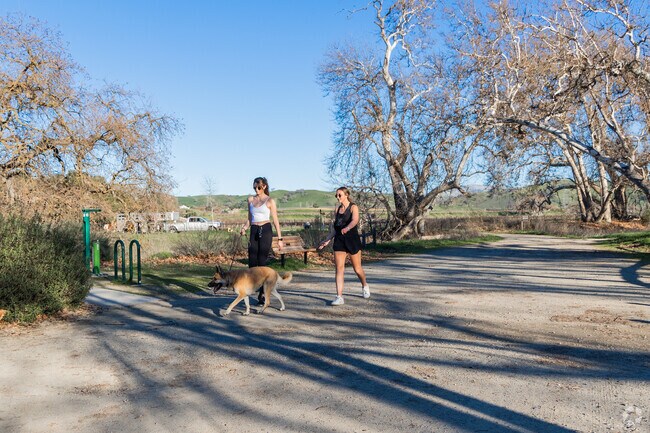 Sycamore Park offers various trails for walking dogs in Whispering Pines.