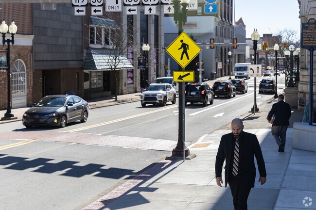 The streets of Greensburg are filled with local business owners and customers.