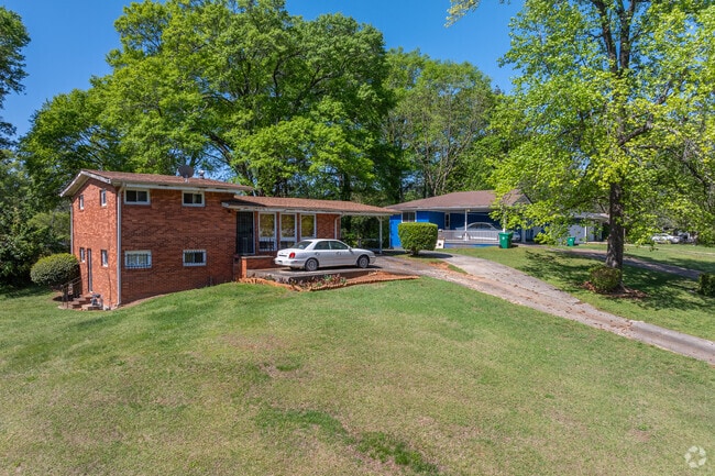 Panthersville proudly boasts an array of charming split-level homes, each showcasing unique architectural features and inviting curb appeal, contributing to the neighborhood's distinctive character.