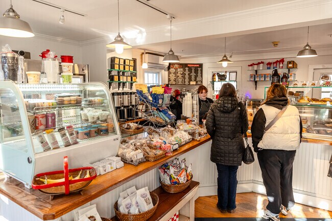 Tey the delicious baked goods at Sweetie Pies in Cold Spring Harbor.