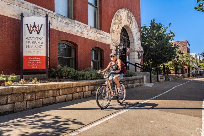The Watkins Museum of History is a great place to learn about the history of Lawrence KS.