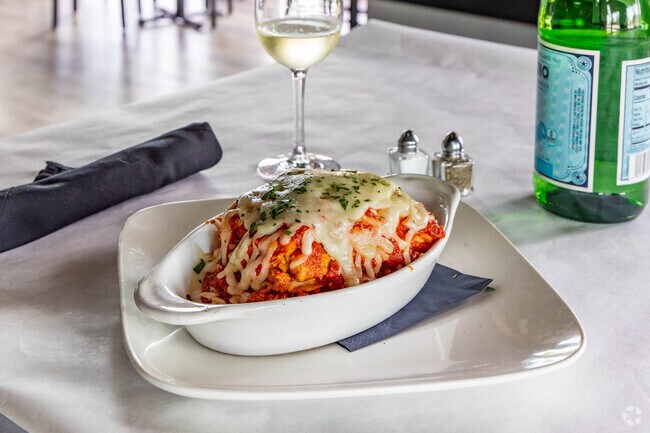 The menu at The Italian Grill in Vamo, features exquisite dishes, and a fabulous wine selection