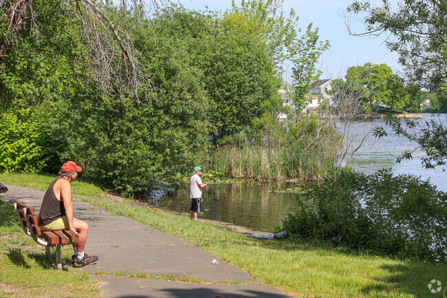 Residents spend their time enjoying the nature in the urban city of Lynn.