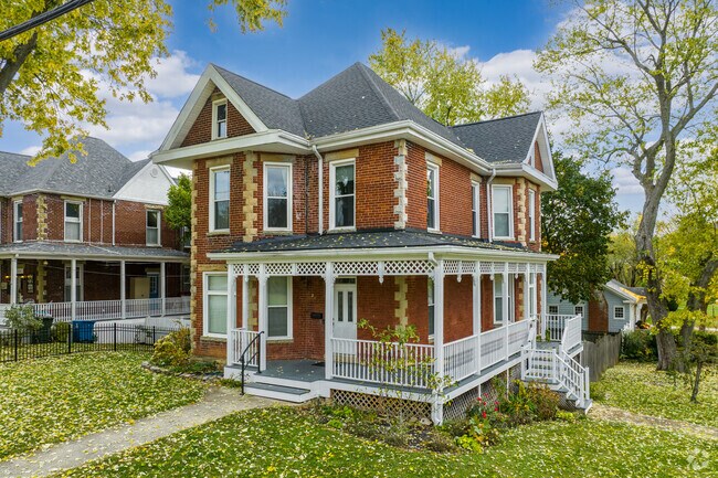 Many homes in Boston  are Victorian brick.