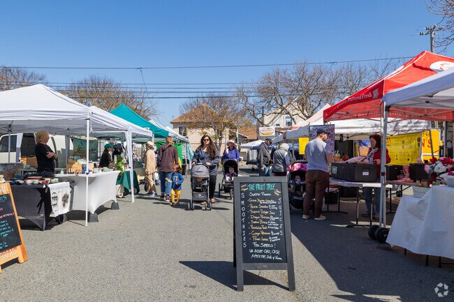 The Alameda Farmer's Market in West Alameda is a popular place to enjoy the weekend.