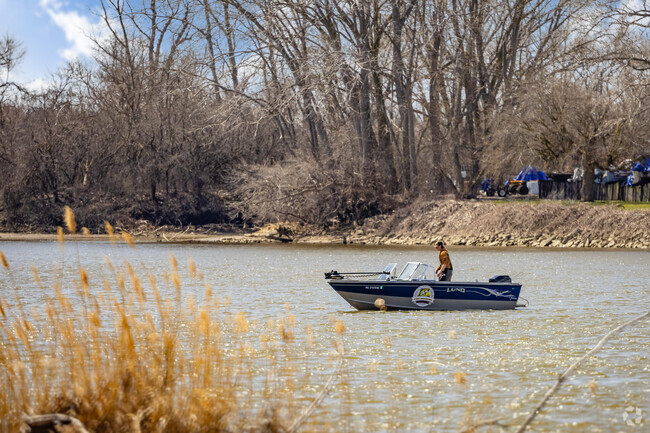 Boaters and fishers have miles of Saginaw River to enjoy along the west edge of Coulter.